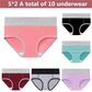 🔥Buy 5 Get 5 Free🔥 Cotton Breathable Moisture-absorbing Antibacterial Underwear