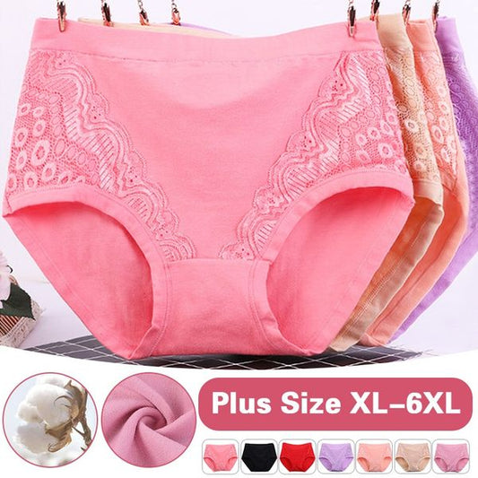 🔥Buy 5 Get 5 Free🔥Plus Size High Waist Leak Proof Cotton Panties