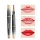 🔥Hot Sale🔥👉Red lip liner 2-in-1💓Spin the lip liner to draw the lipstick