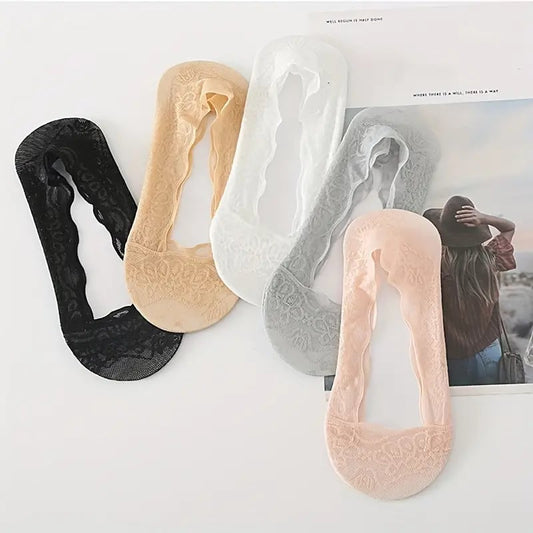 (🎁2024 Hot Sale🎁)🧦 Lace No Show Liner Socks for Women