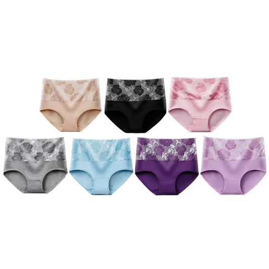 🔥Buy 4 Get 4 Free(8 pcs)🔥Cotton High Waist Abdominal Slimming Hygroscopic Antibacterial Underwear