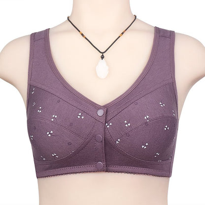 💝Design for Senior Front Closure Cotton Bra